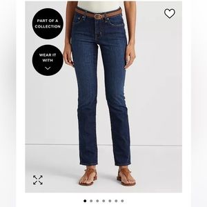 NWT RALPH LAUREN Super Stretch Premier Straight Jeans size 6x32